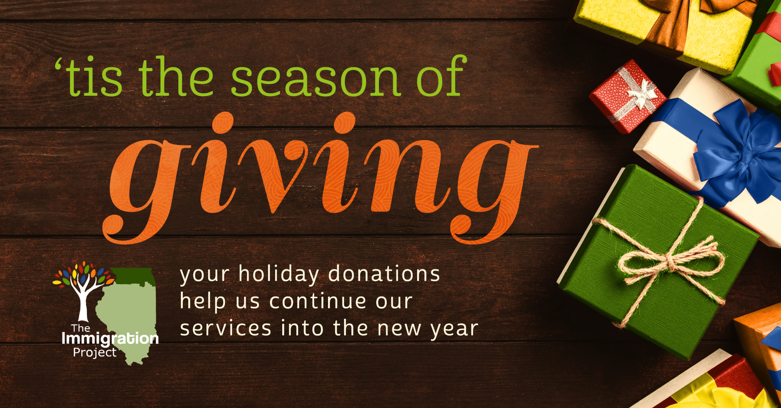Facebook graphic: 'tis the season of giving